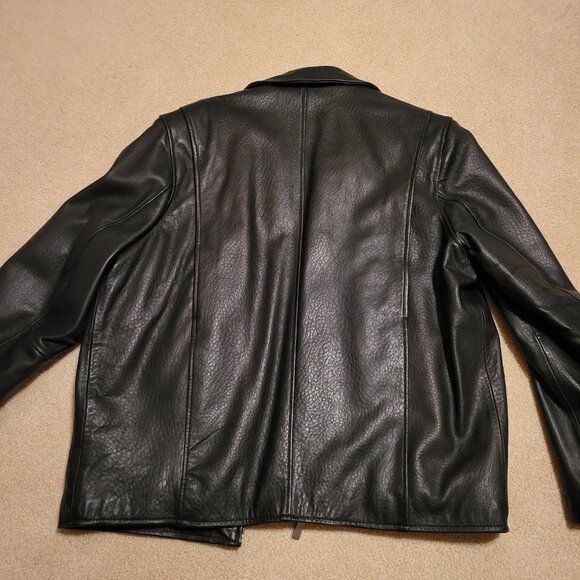 Izod Leather Jacket - Picture 2 of 8